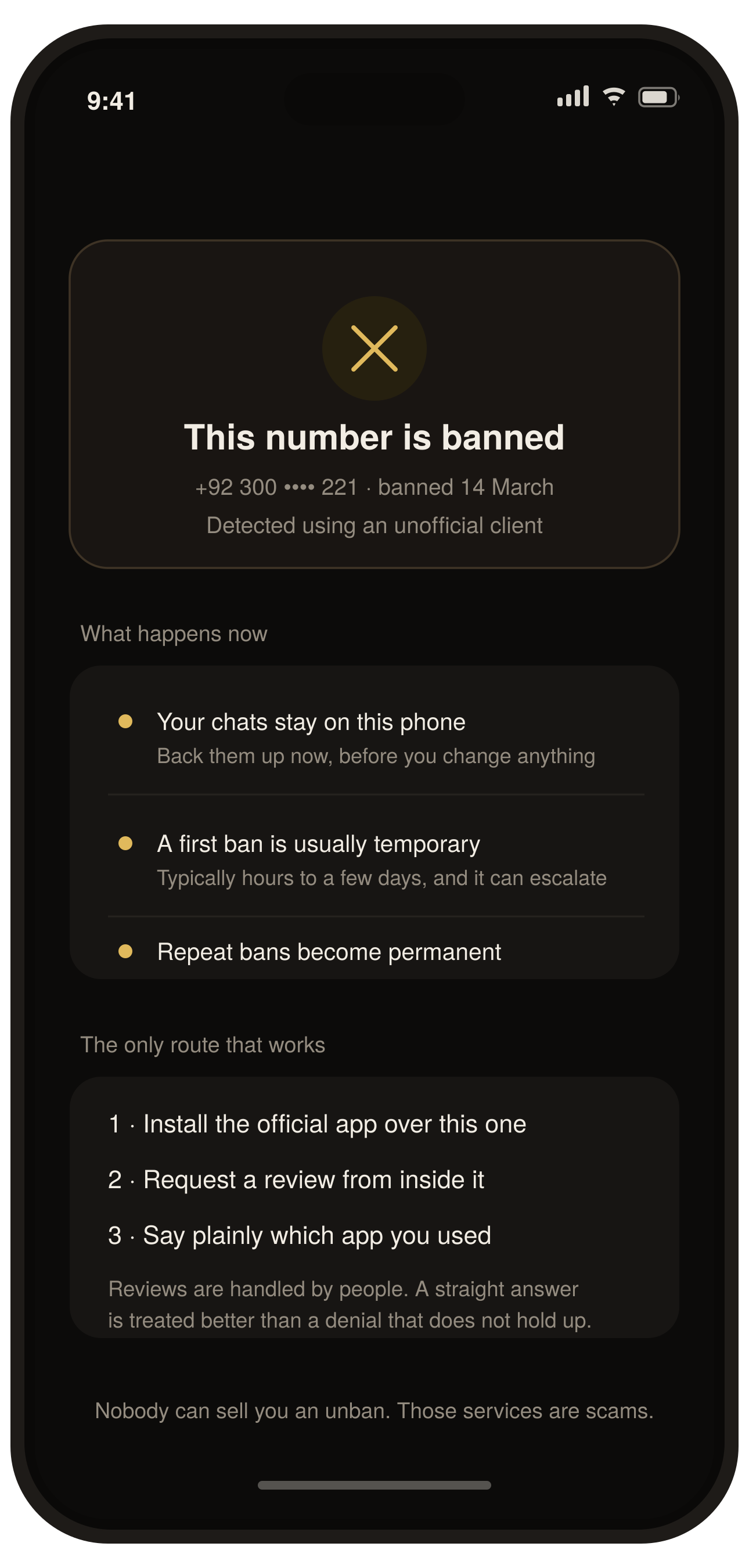 Ocultar Typing in WhatsApp Gold
