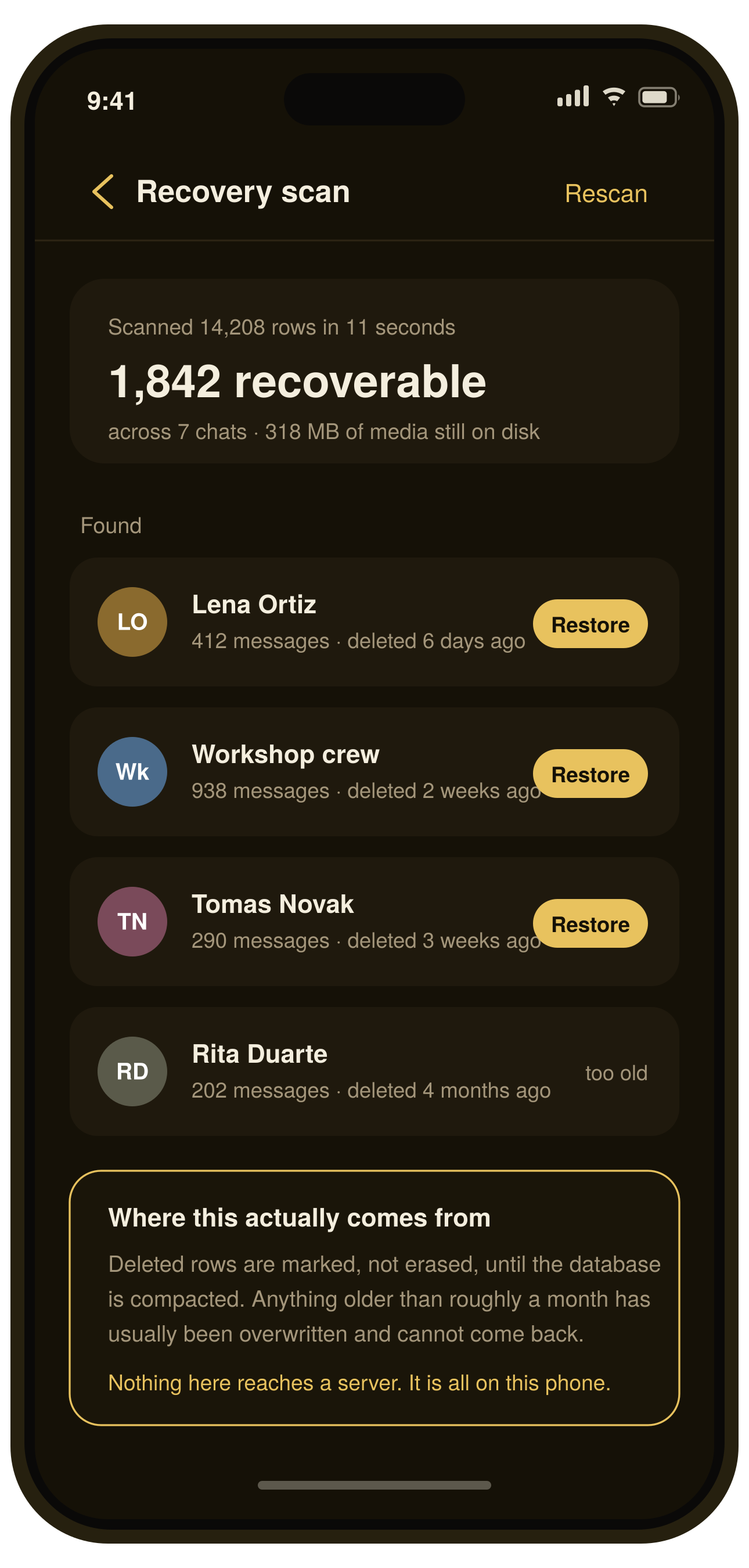 View Deleted Status in WhatsApp Gold